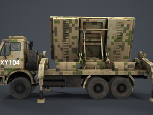 LLQ305A Radar TYPE305A 3D-Modell
