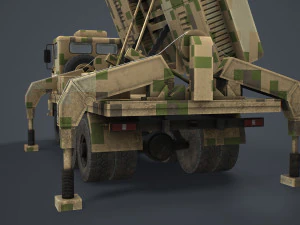 LLQ305A Radar TYPE305A 3D Model