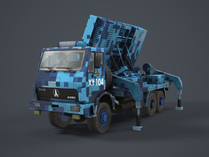 LLQ305A Radar TYPE305A 3D-Modell
