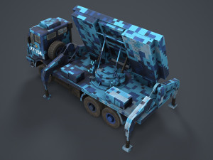LLQ305A Radar TYPE305A 3D-Modell