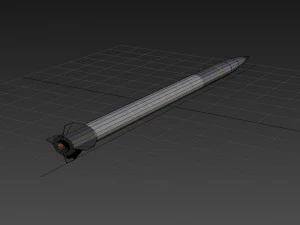 GMRLS-ER missile 3D Model