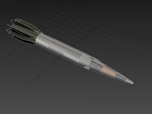 Vulcano GLR 155mm 3D Model