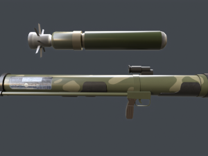 DZG-141 China thermobaric launcher 3D 모델