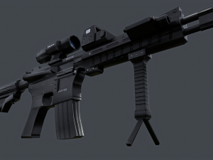 Masaf Iranian Assault Rifle 3D मॉडल