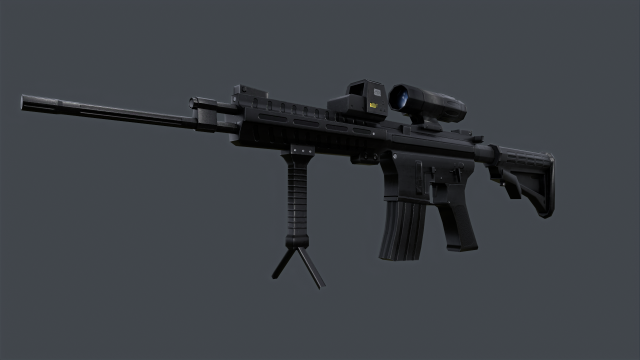 Masaf Iranian Assault Rifle 3D Модель In Винтовка 3DExport