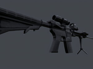 Masaf Iranian Assault Rifle 3D मॉडल