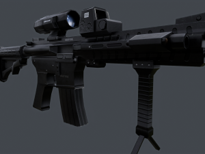 Masaf Iranian Assault Rifle 3D मॉडल