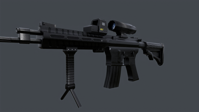 Masaf Iranian Assault Rifle 3D Модель In Винтовка 3DExport