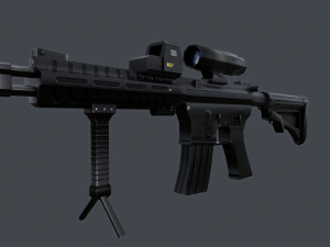Masaf Iranian Assault Rifle 3D मॉडल