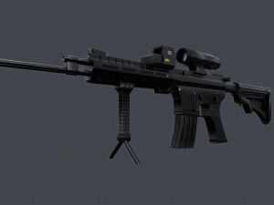 Masaf Iranian Assault Rifle 3D Model