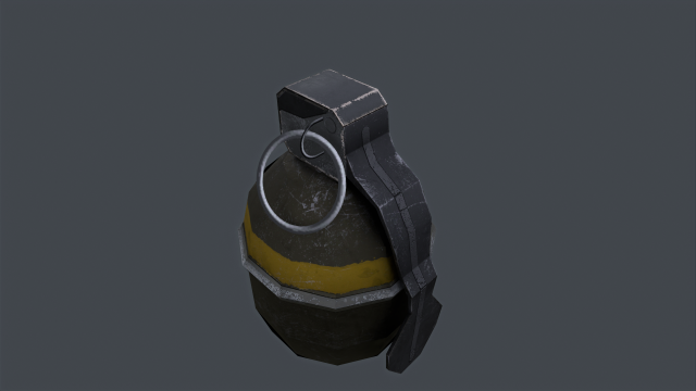 Shgr56 hand grenade swedish Modelo 3D .c4d .max .obj .3ds .fbx .stl .blend 