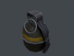 Shgr56 hand grenade swedish Modelo 3D