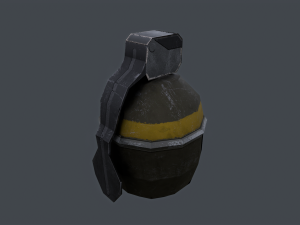 Shgr56 hand grenade swedish Modelo 3D