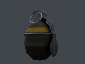 Shgr56 hand grenade swedish Modelo 3D