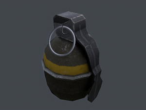 Shgr56 hand grenade swedish Modelo 3D