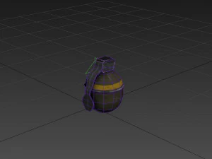 Shgr56 hand grenade swedish 3D Model
