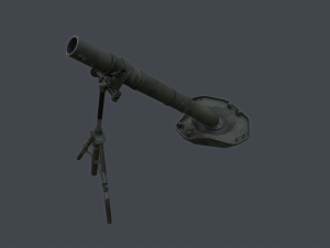 PBP-172 120mm mortar china PLA 3D 模型
