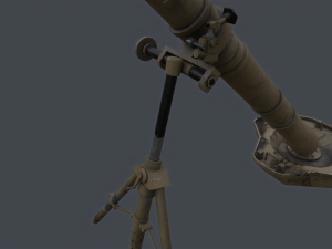 PBP-172 120mm mortar china PLA Modelo 3D