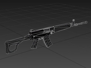 QBZ-03 Modelo 3D
