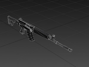 QBZ-03 Modelo 3D