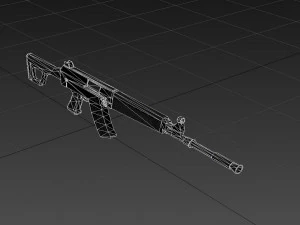 QBZ-03 Modelo 3D