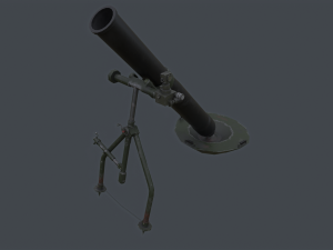 Tampella 120mm 3D Model
