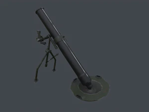 Tampella 120mm 3D Model
