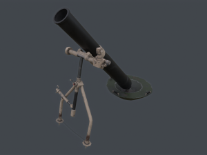 Tampella 120mm Modelo 3D