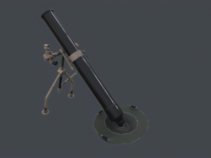 Tampella 120mm Modelo 3D