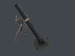 Tampella 120mm 3D Model