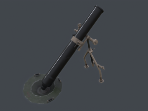 Tampella 120mm Modelo 3D