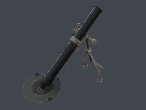 Tampella 120mm 3D Model