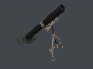 Tampella 120mm Modelo 3D