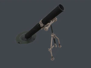 Tampella 120mm 3D Model