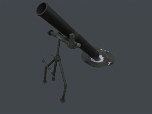 Tampella 120mm Modelo 3D