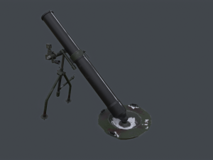 Tampella 120mm Modelo 3D