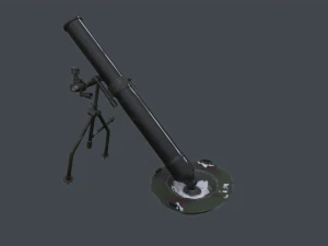 Tampella 120mm 3D Model