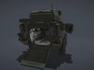 Stryker M1296 Dragoon 3D Model