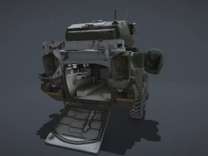 Stryker M1296 Dragoon 3D Model