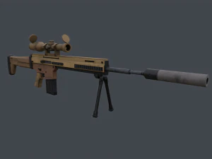FN SCAR H-PR 3D Model
