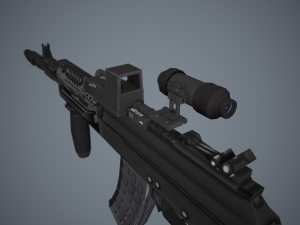 1P90 Scope Model 3D