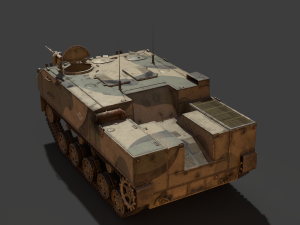 BTR-MDM Rakushka Modello 3D