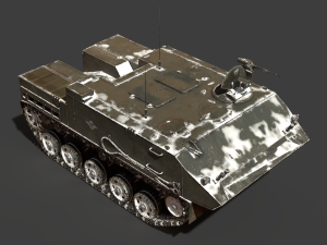 BTR-MDM Rakushka Modello 3D