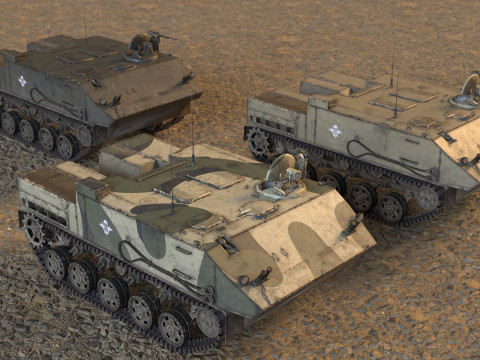 BTR-MDM Rakushka 3D 모델