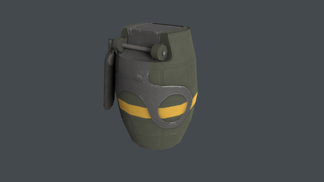 Od 82-se hand grenade italy 3D Модель .c4d .max .obj .3ds .fbx .stl .blend 