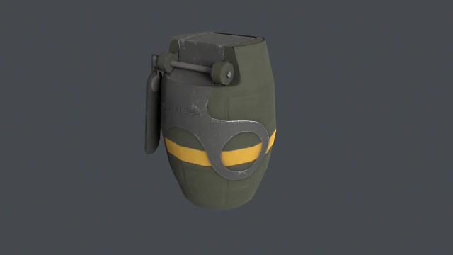 Od 82-se hand grenade italy 3D Model .c4d .max .obj .3ds .fbx .stl .blend