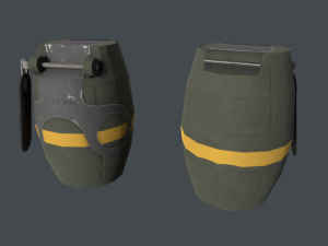 Od 82-se hand grenade italy 3D Модель