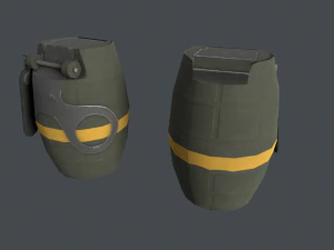 Od 82-se hand grenade italy 3D Model