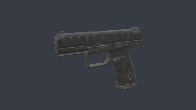 Beretta APX 3D Модель .c4d .max .obj .3ds .fbx .stl .blend 
