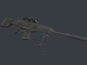 Beretta ARX-200 3D Model